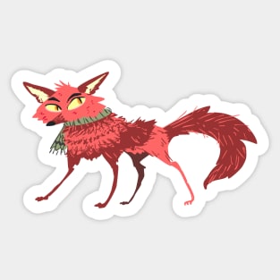 Red Fox Sticker